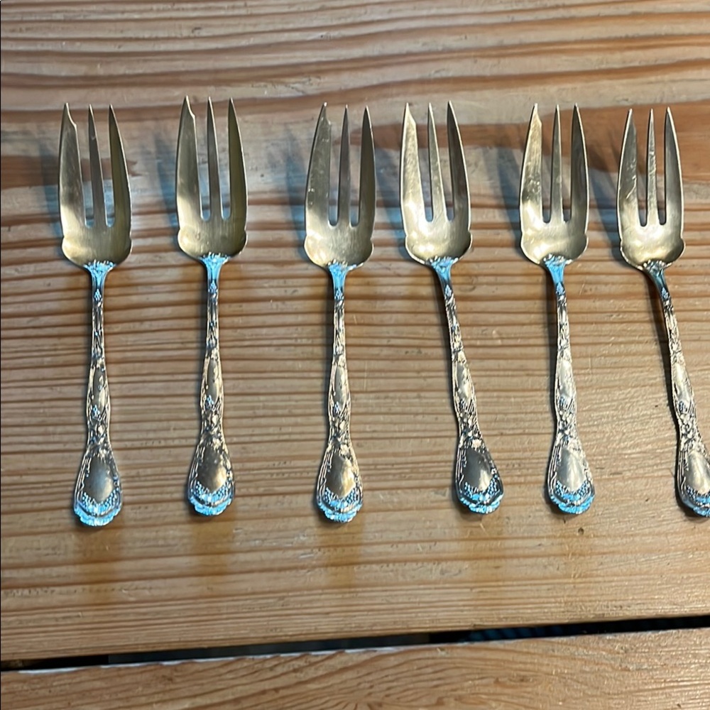 Sterling Silver  Dessert Fork Set